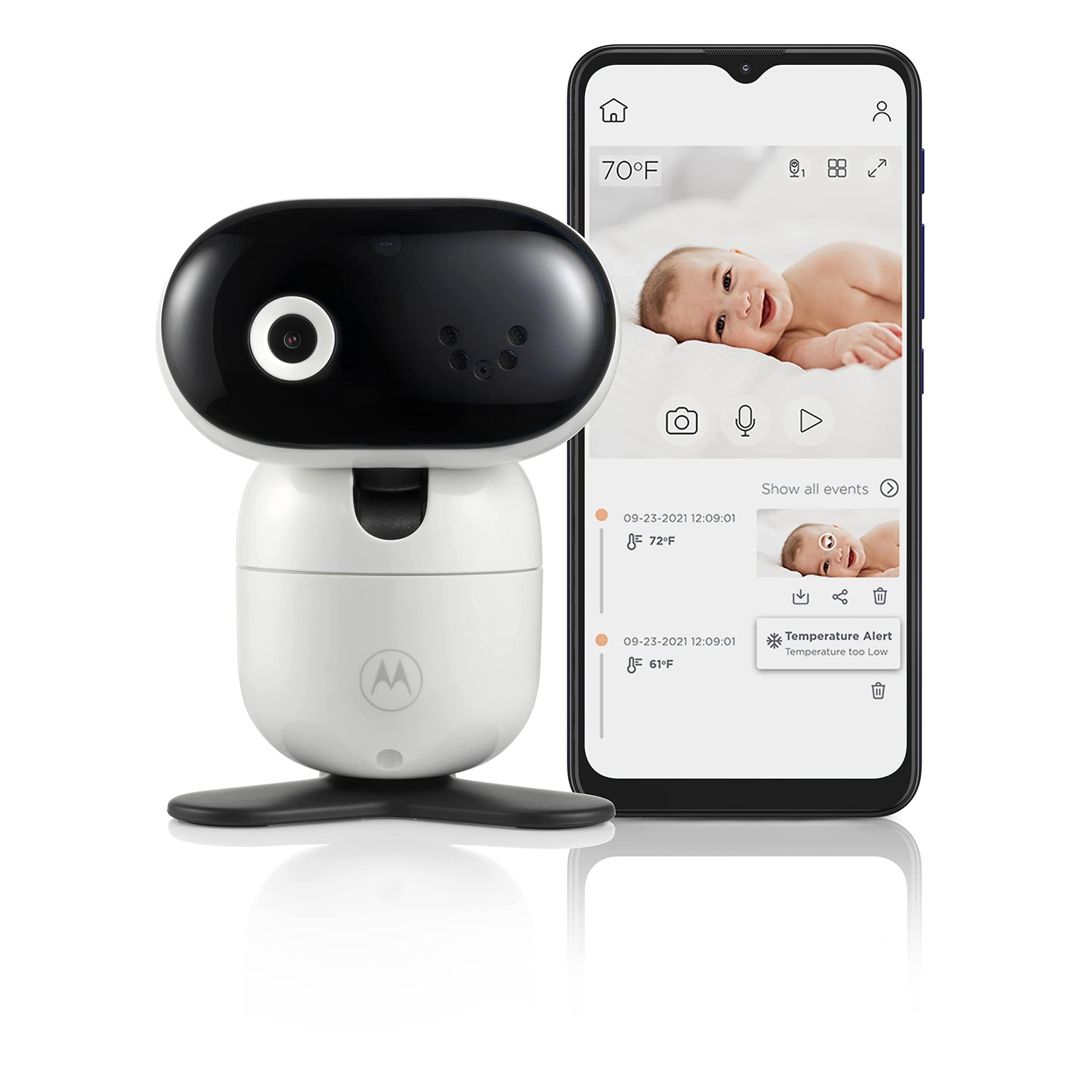 Камера за бебе Motorola PIP1010 Wi-Fi® HD, моторизиран