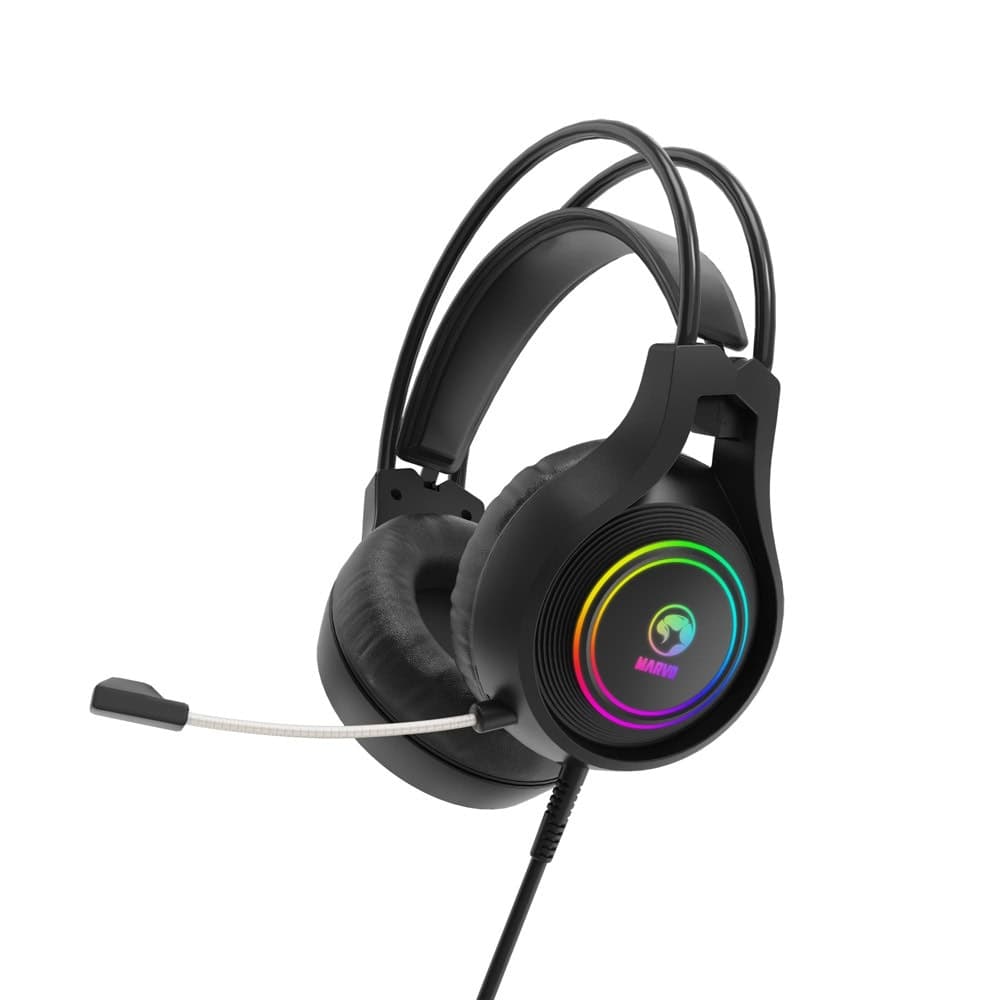 Слушалки Marvo HG8921, Jack 3.5mm, микрофон, гейминг, черни