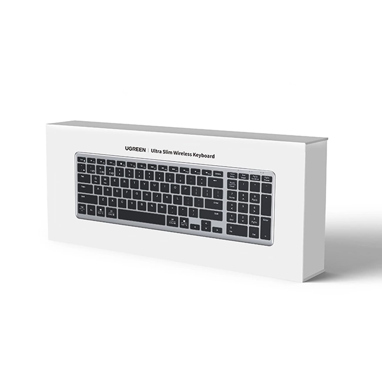 Клавиатура Ugreen KU005 Ultra Slim, безжична, сребриста, Bluetooth