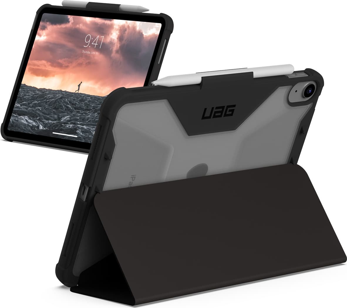 Удароустойчив хибриден кейс за iPad 10 (2022), iPad 11 (2025) - Urban Armor Gear Plyo Case (прозрачен)
