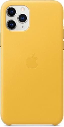 Калъф за Apple iPhone 11 Pro, естествена кожа, Apple Leather Case MWYA2ZM/A, жълт