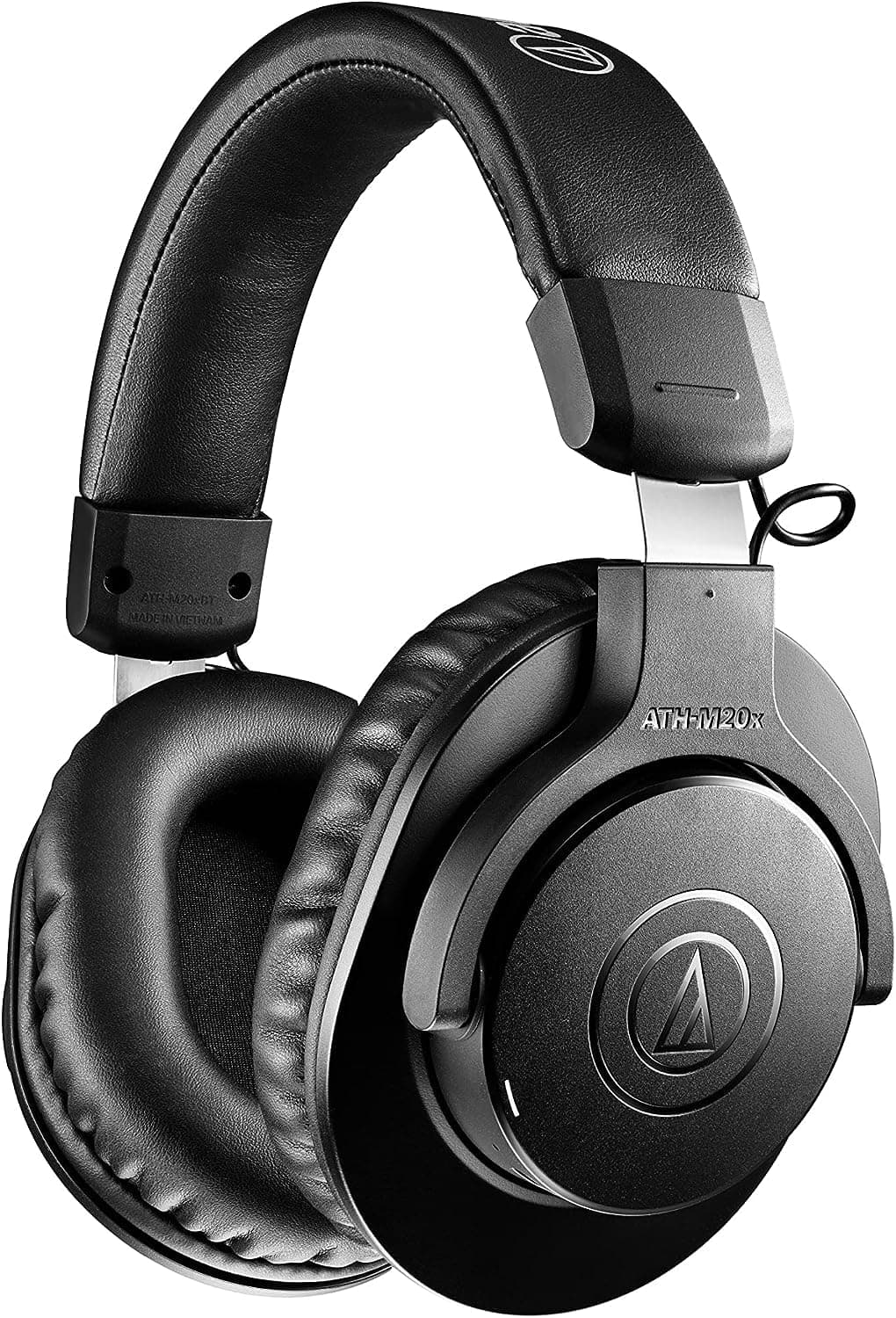 Слушалки Audio-Technica ATH-M20xBT, безжични, Bluetooth, 40 мм говорители, до 60 часа време на работа, черни
