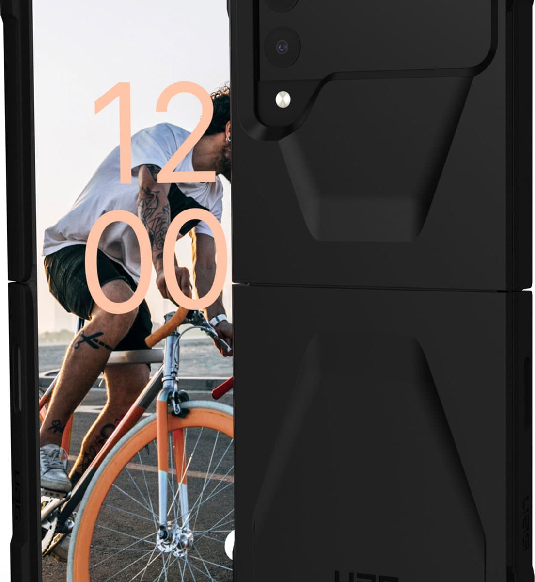 Удароустойчив хибриден кейс за Samsung Galaxy Z Flip 4 - Urban Armor Gear Civilian (черен)
