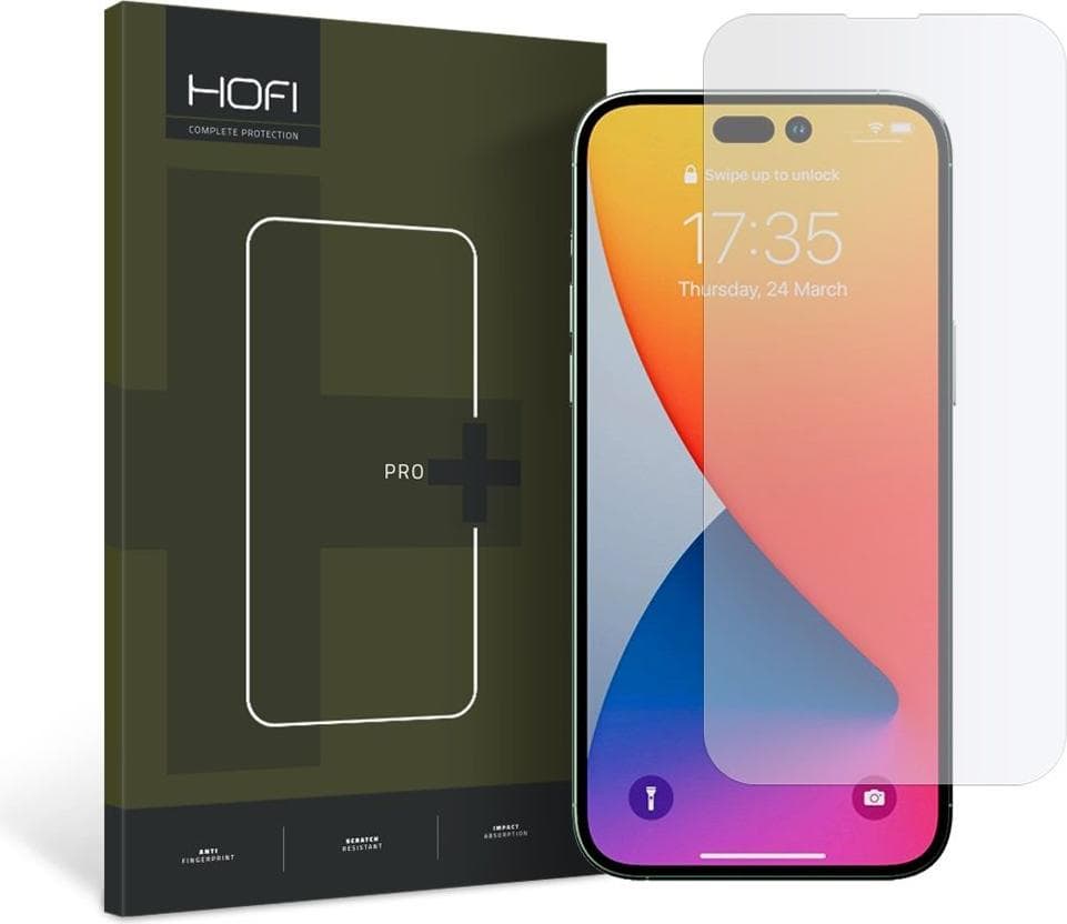Протектор от закалено стъкло /Tempered Glass/ за Apple iPhone 14 Pro Max, Hofi Glass Pro Plus Tempered Glass 2.5D
