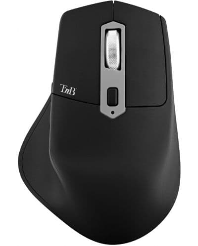 Мишка TNB iClick (MWBTPOWER3), оптична (2400dpi), безжична, USB, черна