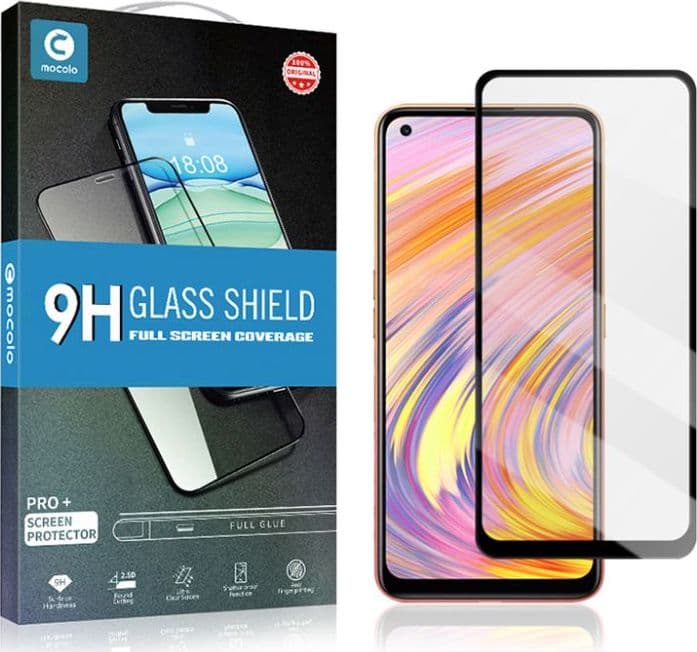 Протектор от закалено стъкло /Tempered Glass/ за Apple iPhone 14 Pro Max, Mocolo Full Glue 5D, черен