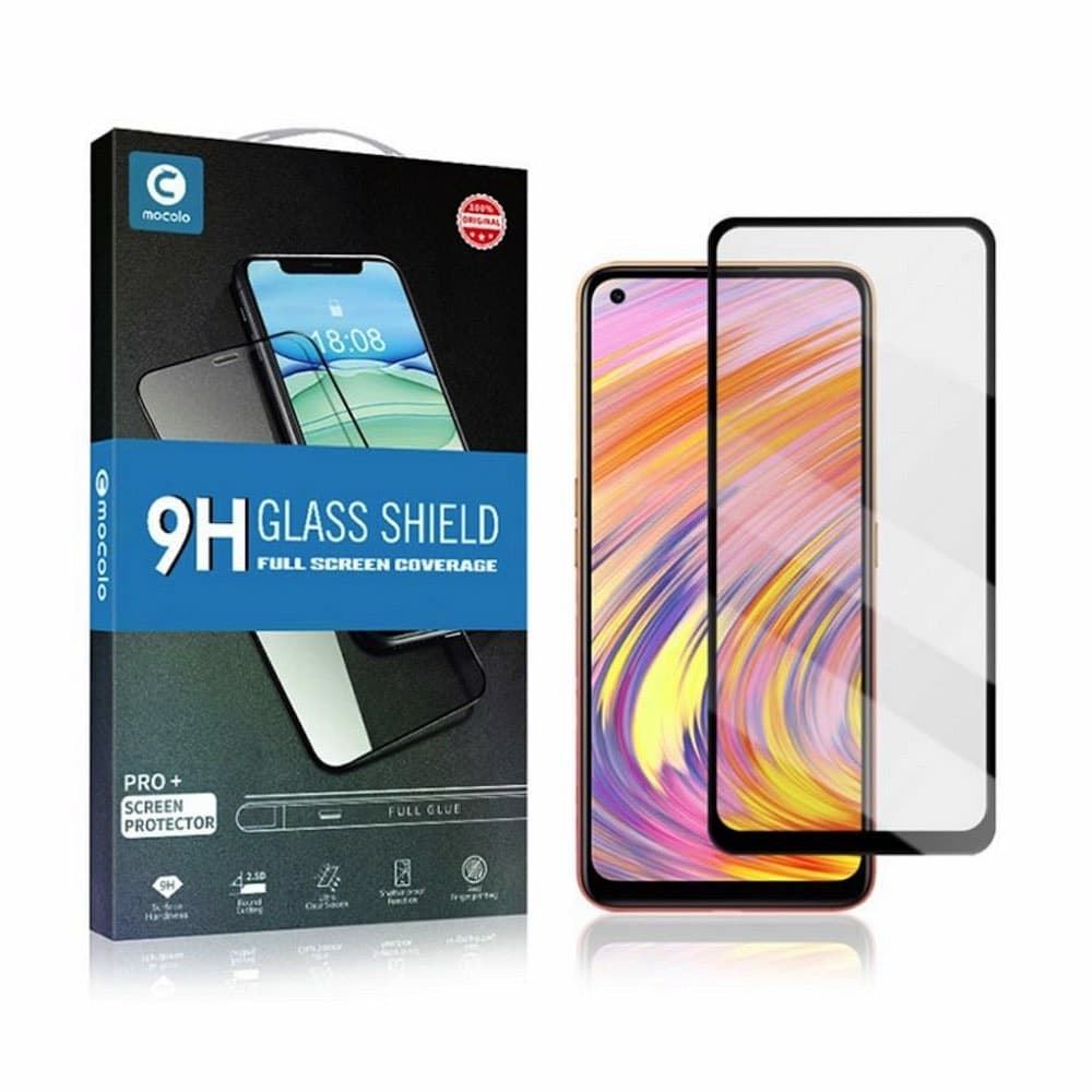 Протектор от закалено стъкло /Tempered Glass/ за OnePlus Nord CE 2 Lite 5G, Mocolo Full Glue 5D Tempered Glass, черен