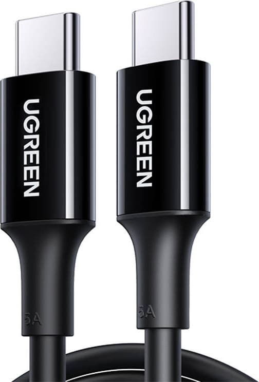 Кабел Ugreen USB-C to USB-C Cable, от USB C(м) към USB C(м), 1m, 100W, черен