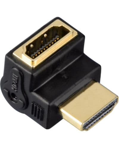 Преходник Hama 83010 HDMI(м) към HDMI(м), позлатени конектори, ъглов
