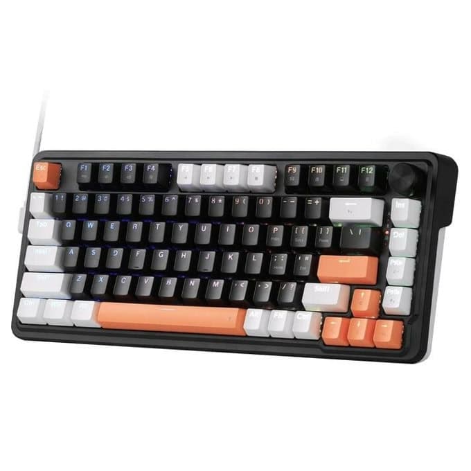 Клавиатура Redragon Landshaker, механична, Redragon Pink суичове, гейминг, RGB подсветка, черна, USB
