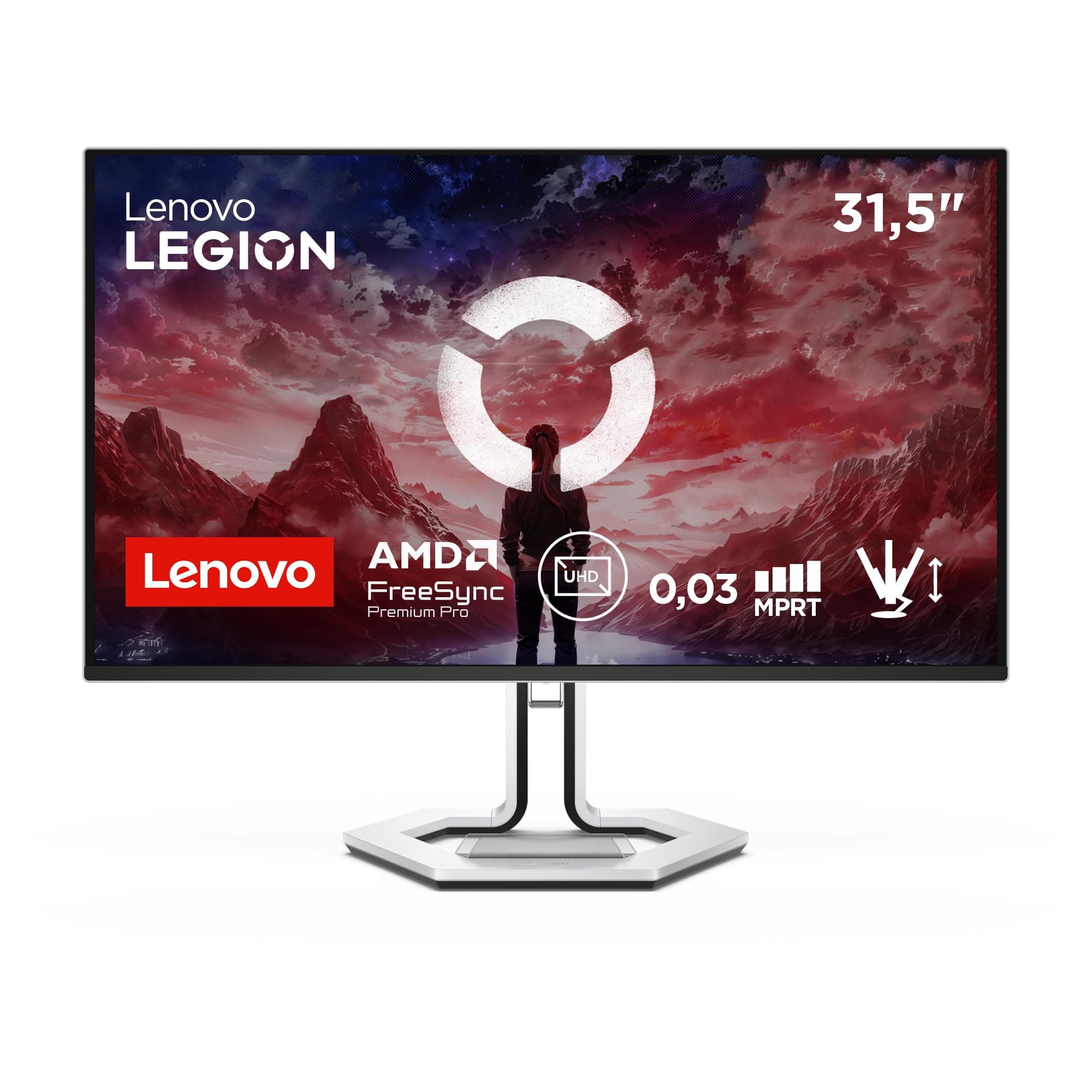 LENOVO Legion Pro 32UD-10 31.5inch VA 16:9 2560x1440 350cd/m2 3000:1 0.5ms 2xHDMI 2.1 1xDP 1.4 180Hz AMD FreeSync 3y