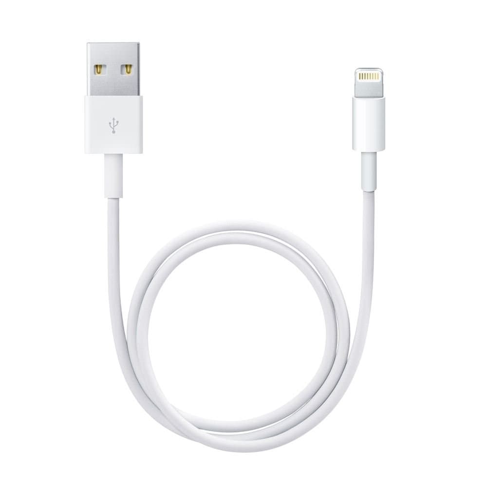 Оригинален USB кабел за iPhone, iPad и iPod (2 метра) - Apple Lightning to USB Cable 2m. (retail опаковка)