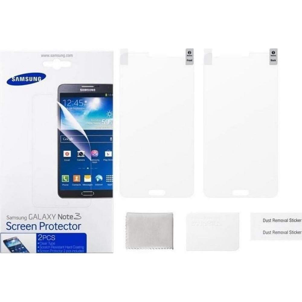 Два броя оригинално защитно покритие за Samsung Galaxy Note 3 N9005 - Samsung Screen Protector ET-FN900