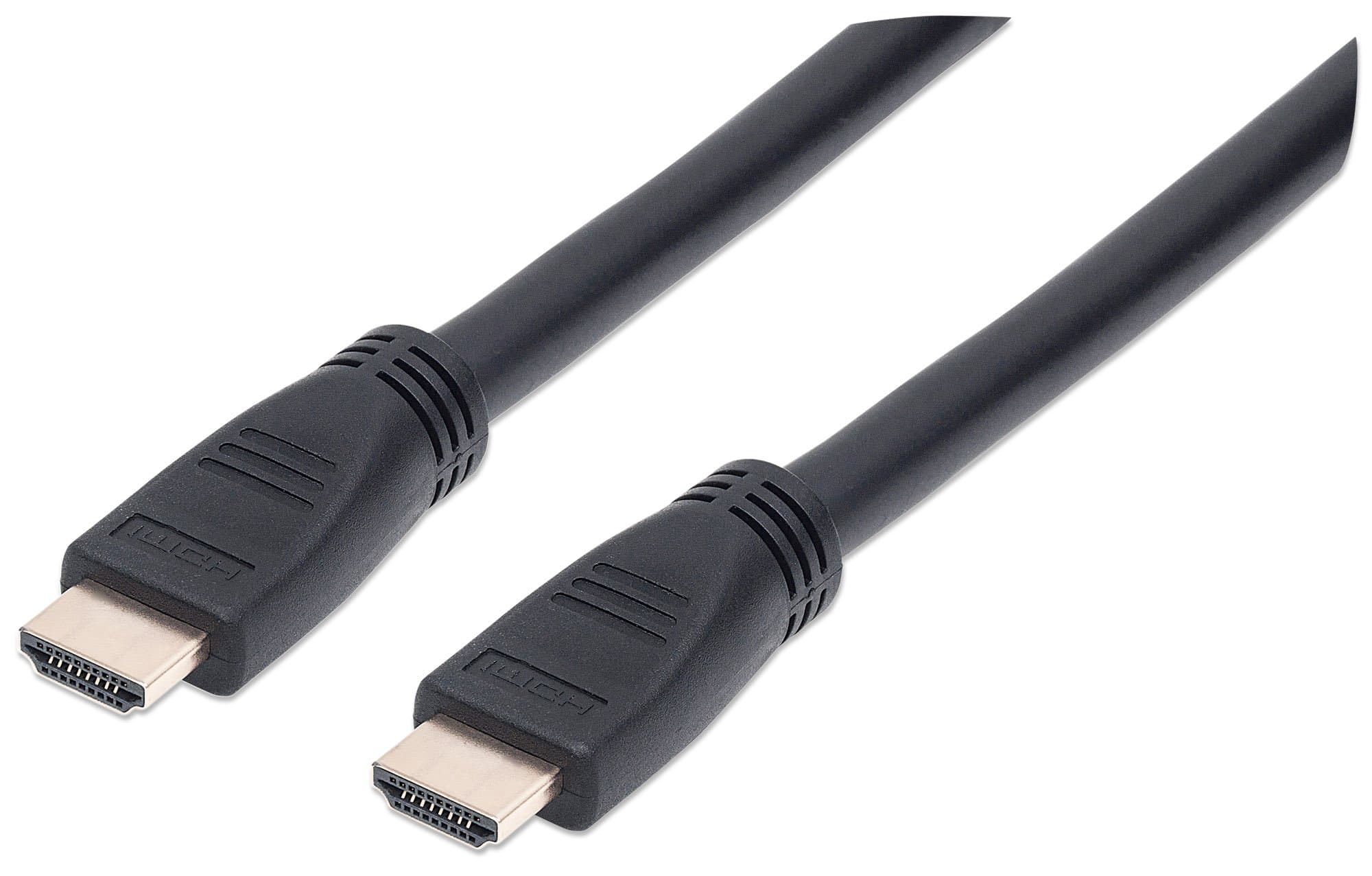 Кабел Manhattan 353977, от HDMI(м) към HDMI(м), 10м, черен