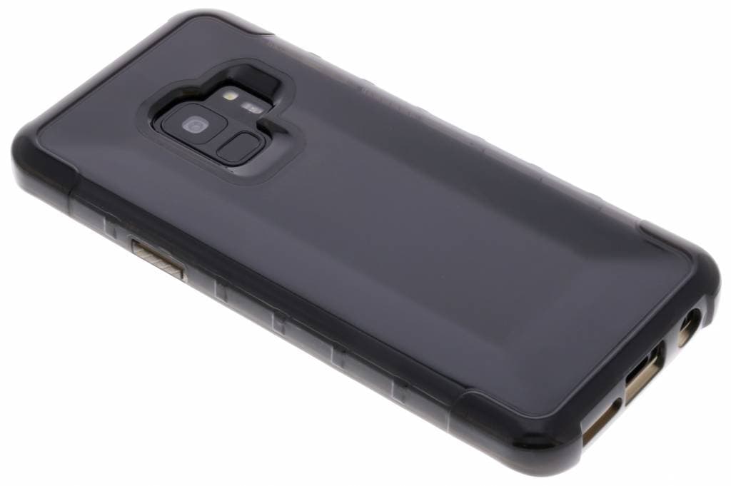 Удароустойчив хибриден кейс за Samsung Galaxy S9 - Urban Armor Gear Plyo Case (черен-прозрачен)