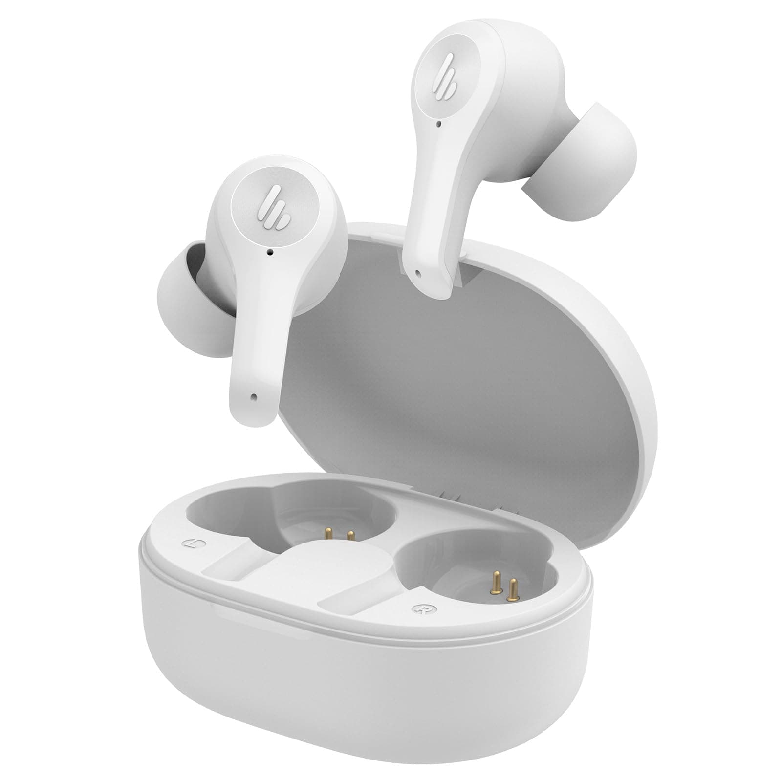 Слушалки Edifier X5 Lite, безжични, Bluetooth, шумопотискащ микрофон, IP55 защита, до 6.5 часа време на работа, бели