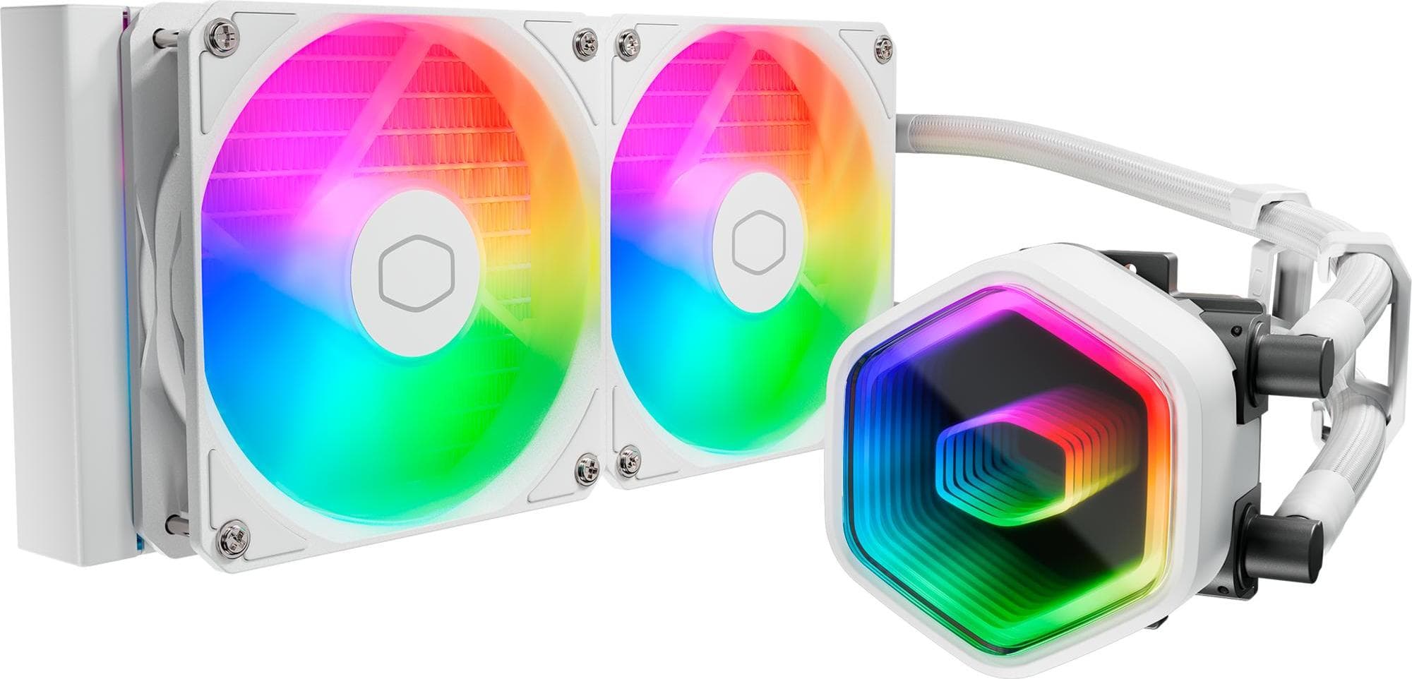 Охладител за процесор Cooler Master Master Liquid 240 Core II ARGB White Edition
