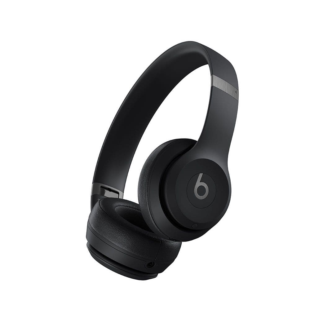 Слушалки Beats Solo4 Matt Black, безжични/жични, Bluetooth, USB-C, Jack 3.5mm, микрофон, до 50 часа време на работа, черни