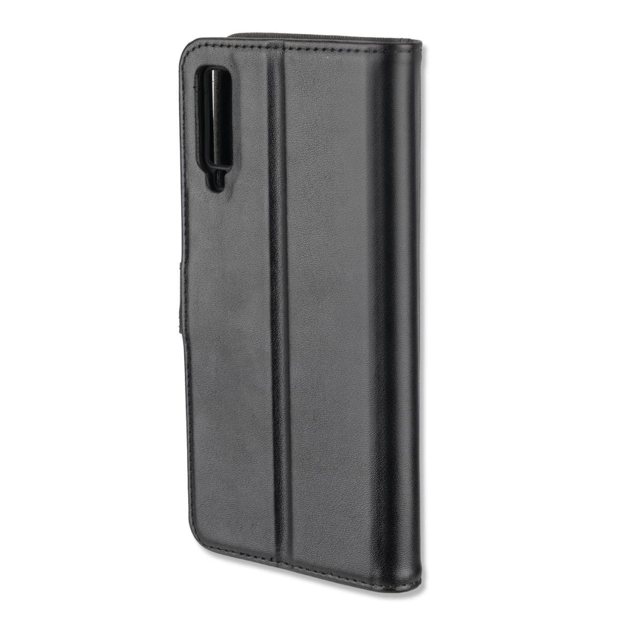 Кожен калъф с поставка и отделение за кр. карта за Samsung Galaxy A50 - 4smarts Premium Wallet Case URBAN (черен)