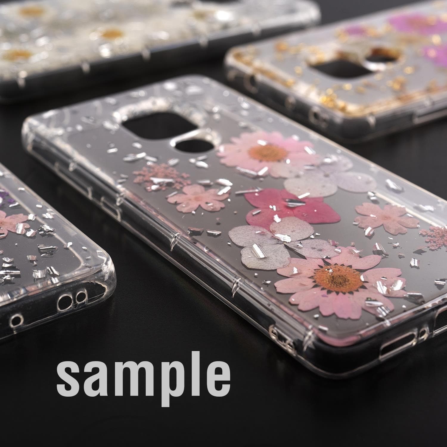 Силиконов (TPU) калъф с цветя за Huawei P30 - 4smarts Soft Cover Glamour Bouquet (прозрачен-бял)