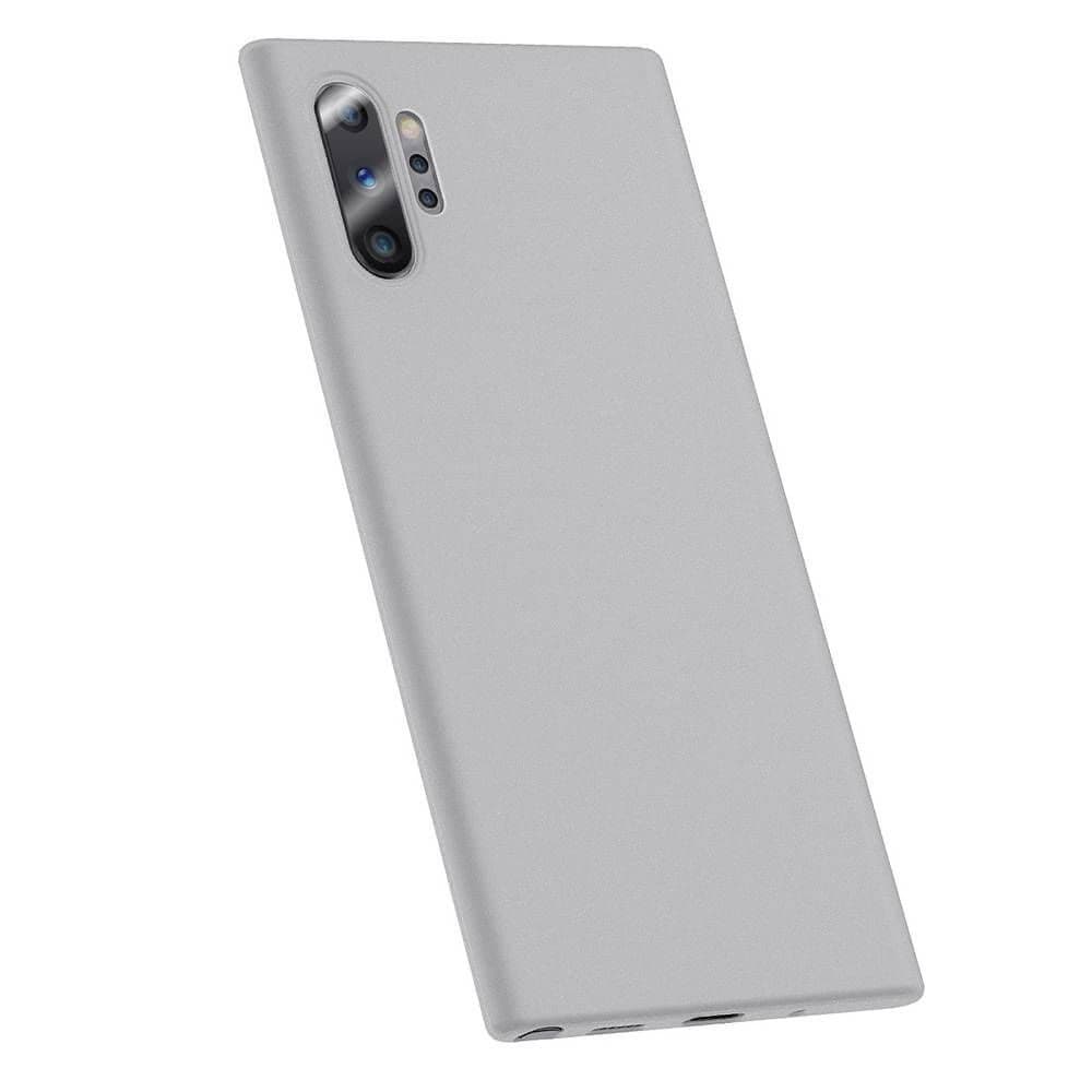 Тънък полипропиленов кейс (0.45 mm) за Samsung Galaxy Note 10 Plus - Baseus Wing case (бял)