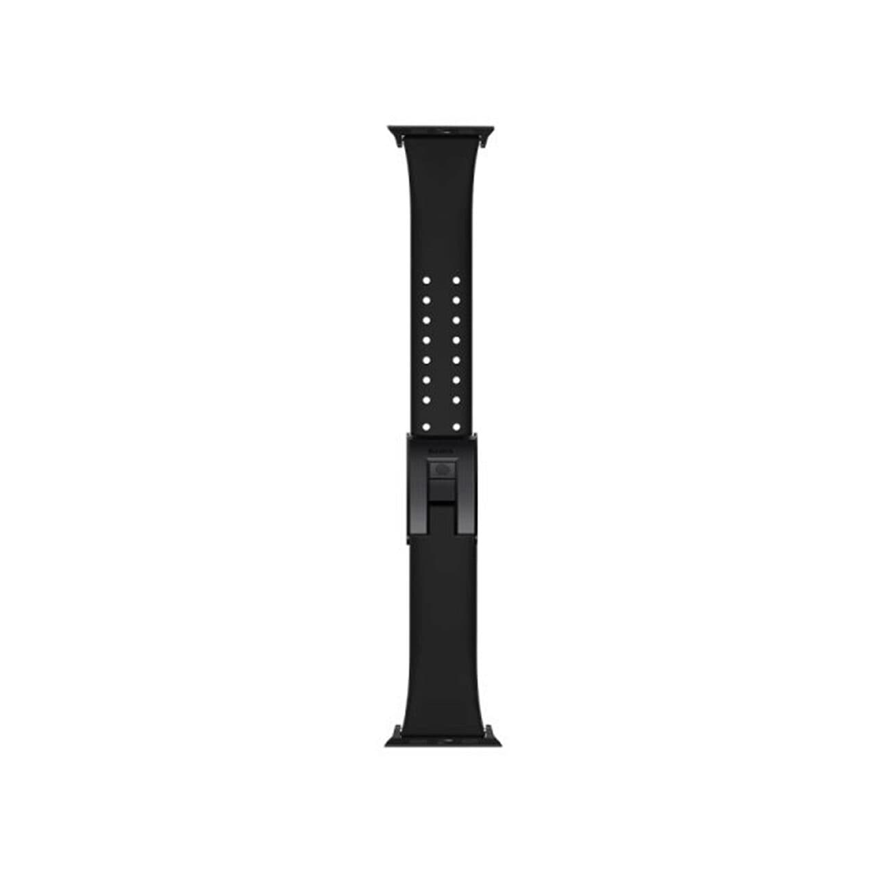 Силиконова каишка за Apple Watch 42мм, 44мм, 45мм, 46мм, Ultra, Ultra 2 49мм - Baseus Slip-Thru Silicone Watch Band (LBWSE-A01) (черен)