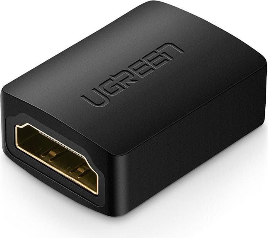 Преходник Ugreen 20107, от HDMI(ж) към HDMI(ж), черен