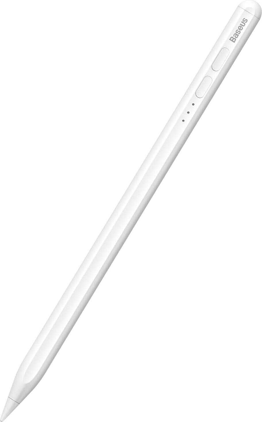 Професионална писалка за iPad (модели 2018-2021) - Baseus Smooth Writing Active Capacitive Stylus Pen (SXBC040102) (бял)
