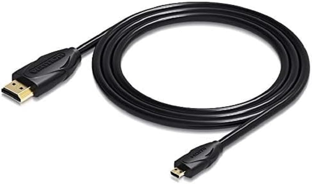 Кабел Vention VAA-D03-B150, от Micro-HDMI(м) към HDMI(м), 1.5м, черен, 4K 2160p@60FPS (3840x2160)