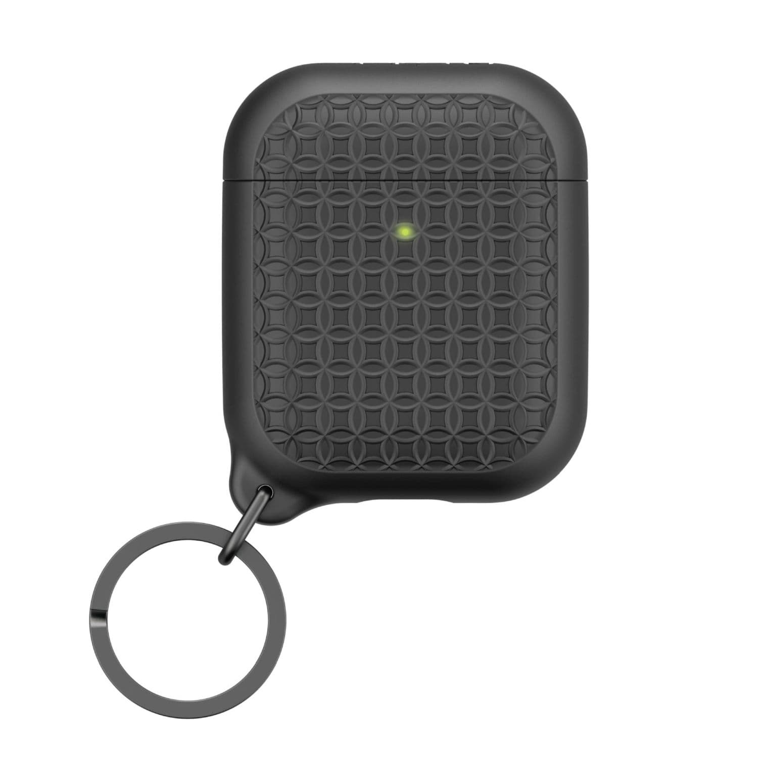 Силиконов калъф с карабинер за Apple Airpods & Apple Airpods 2 - Catalyst Airpods Keyring Case (черен)