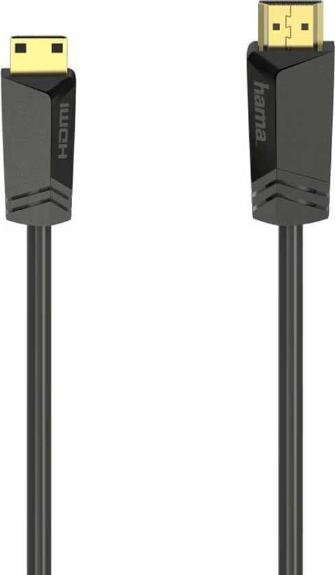 Кабел Hama 205015, от HDMI(м) към Mini HDMI(м), 1.5m, черен, 4K, 18 Gbit/s