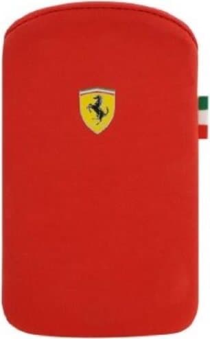 Кожен калъф за iPhone 4/4S - Ferrari Scuderia Series Pouch V1 (червен)