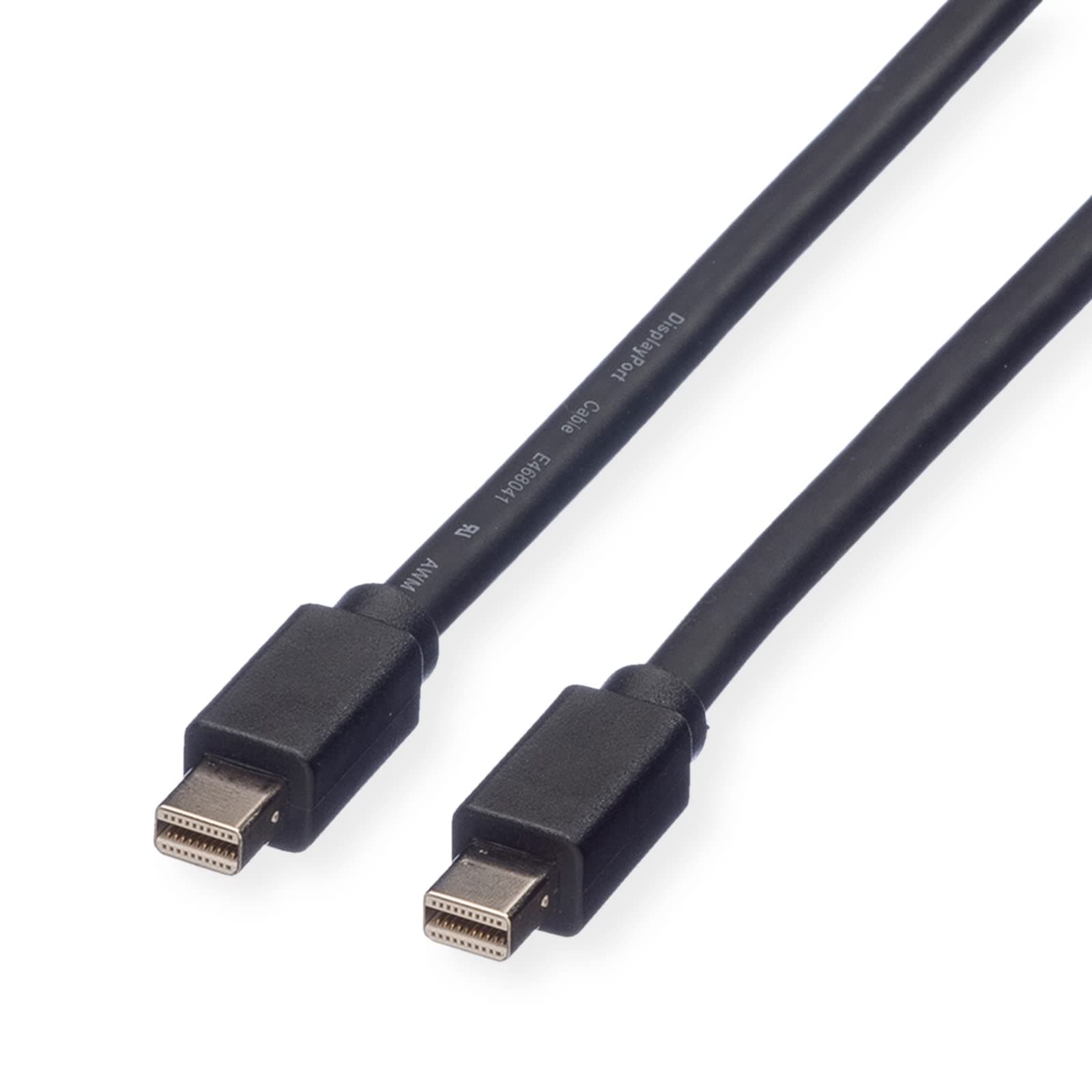 Кабел Roline 11.04.5641, Mini DisplayPort(м) към Mini DisplayPort(м), 3m, черен, 2560x1600@60Hz