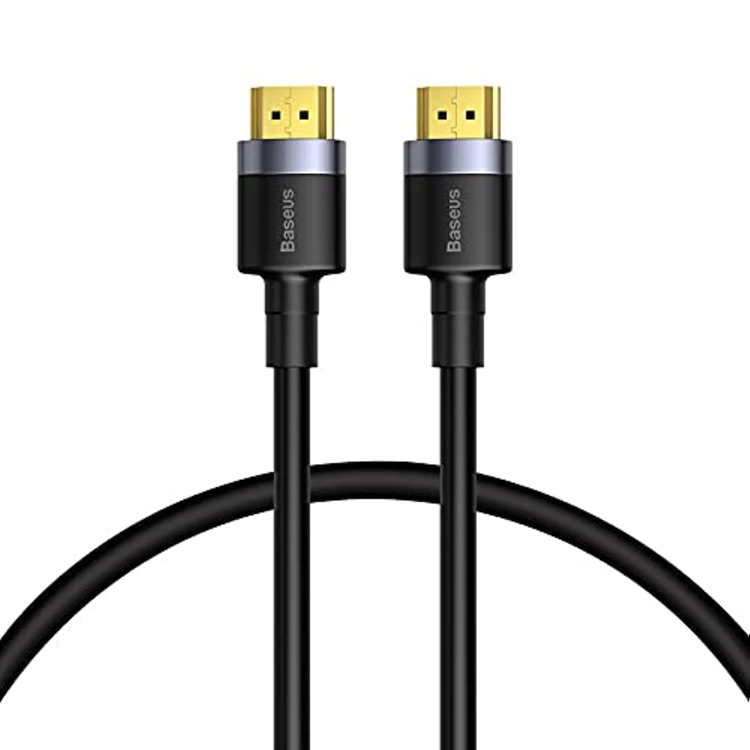 Кабел Baseus Cafule (CADKLF-E01), от HDMI(м) към HDMI(м), 1m, черен, 4K@60 Hz