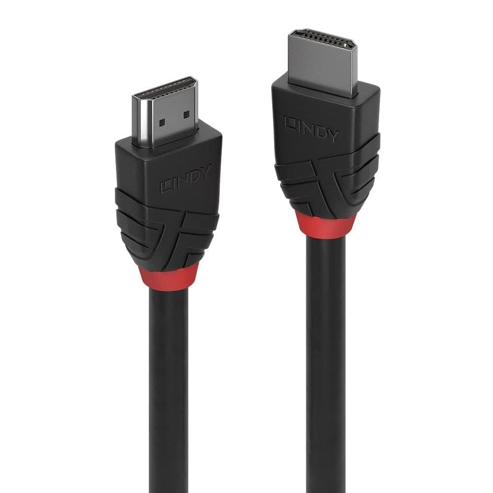 Кабел Lindy LNY-36770, от HDMI 2.1(м) към HDMI 2.1(м), 0.5m, черен