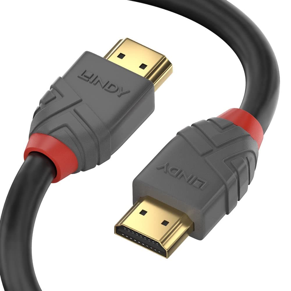 Кабел Lindy LNY-36954, от HDMI(м) към HDMI(м), 3m, сив