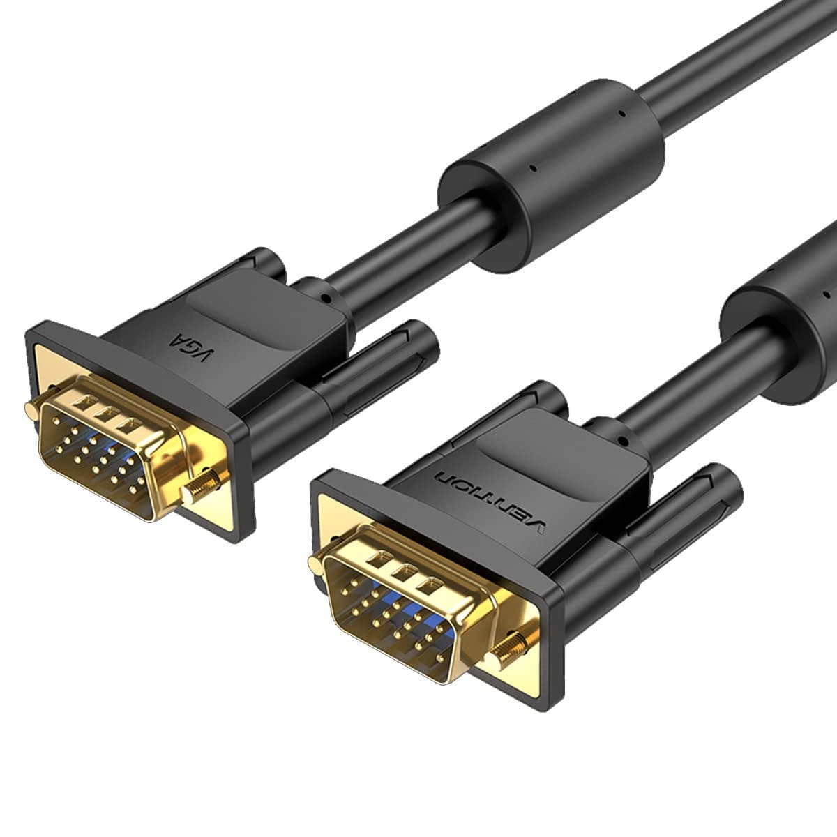 Кабел Vention DAEBG, от VGA(м) към VGA(м), 1.5m, черен, позлатени конектори
