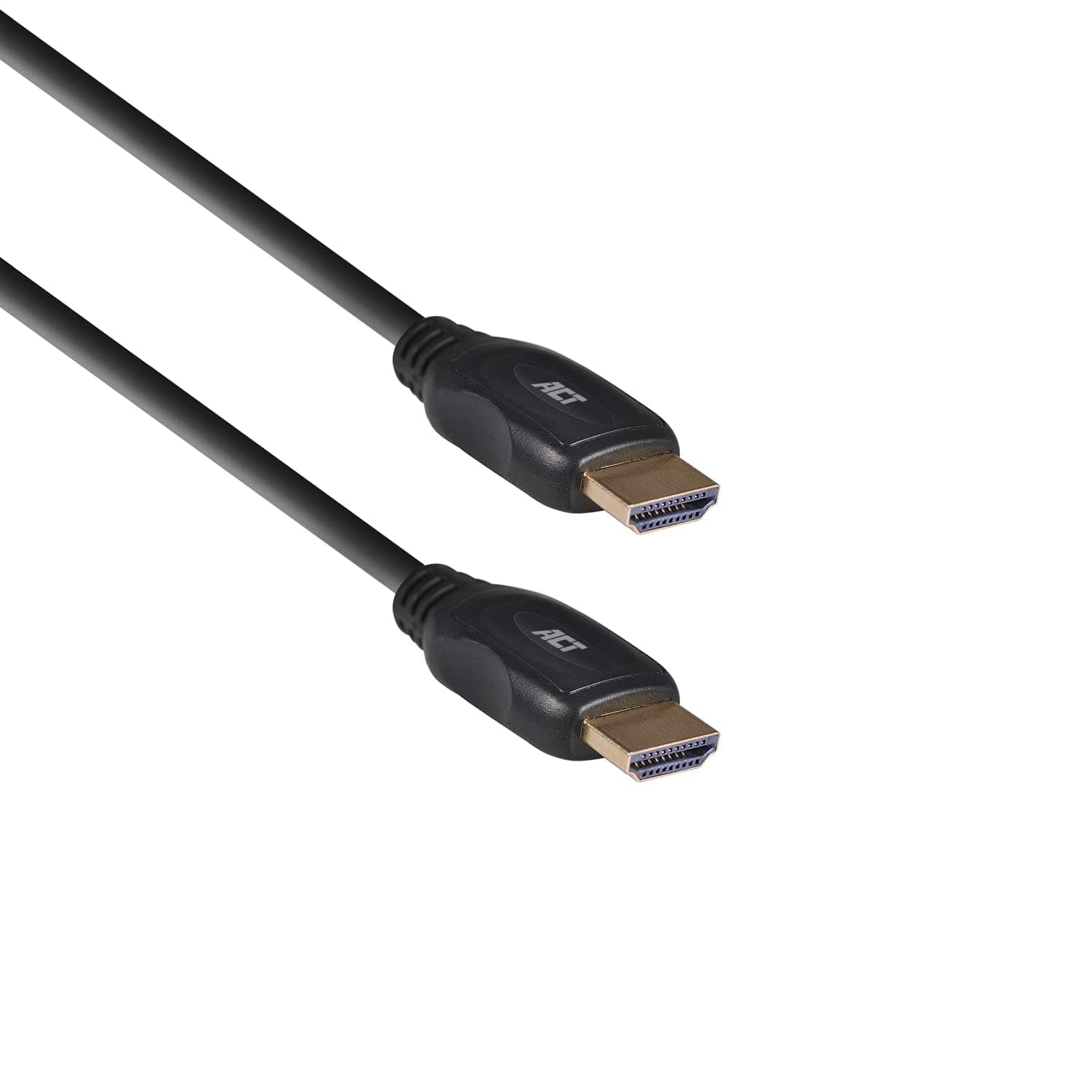 Кабел ACT AC3802, от HDMI(м) към HDMI(м), 2.5m, черен, 4K@60Hz