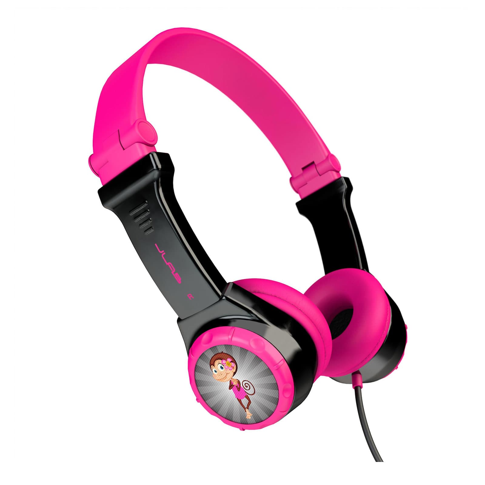 Слушалки подходящи за деца за мобилни устройства - JLAB JBuddies Kids Headphones (розов)