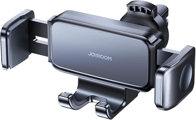 Поставка за радиатора на кола за смартфони с ширина от 65 до 95 мм - Joyroom Mini Car Air Vent Phone Holder (черен)