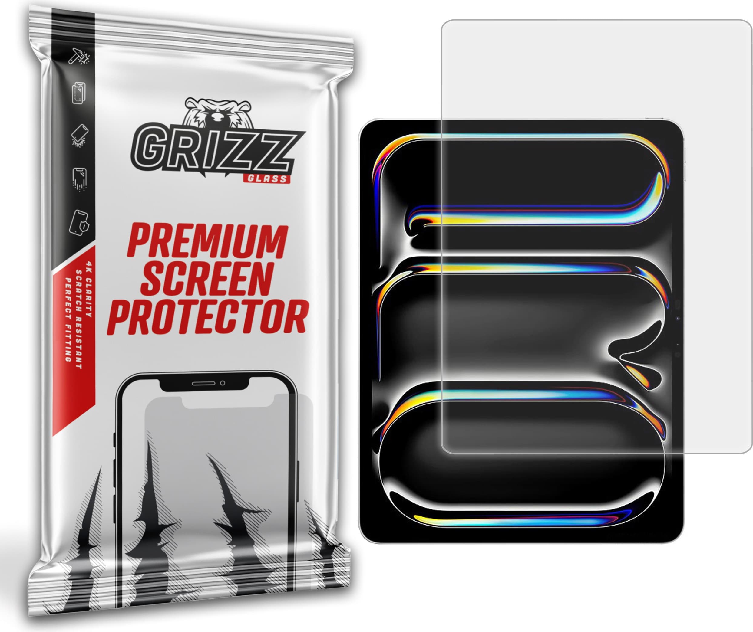 Качествено матирано защитно покритие за дисплея на iPad Pro 13 - GrizzGlass PaperScreen Matte Screen Protector (2024)