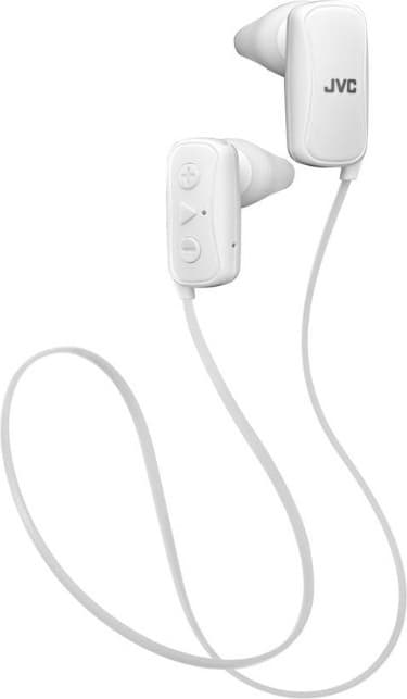 Безжични спортни блутут слушалки за мобилни устройства - JVC Bluetooth Wireless Headphones (бял)