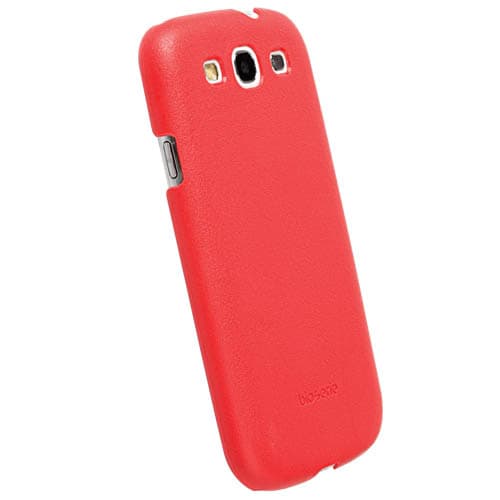 Екологично чист поликарбонатов кейс за Samsung Galaxy S3 i9300 - Krusell BioCover (червен)