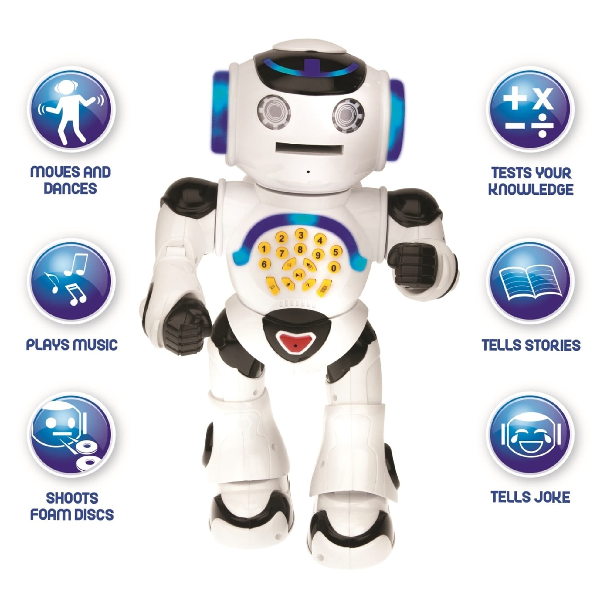 Образователен детски робот с дистанционно управление - Lexibook Powerman Learn and Play Educational Robot
