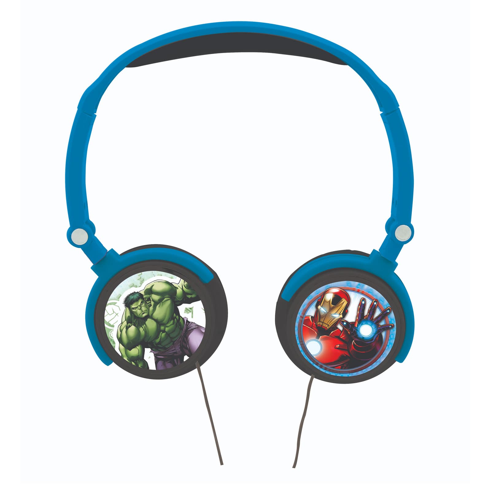 Слушалки подходящи за деца - Lexibook Avengers Foldable Stereo Headphones (тъмносин-червен)