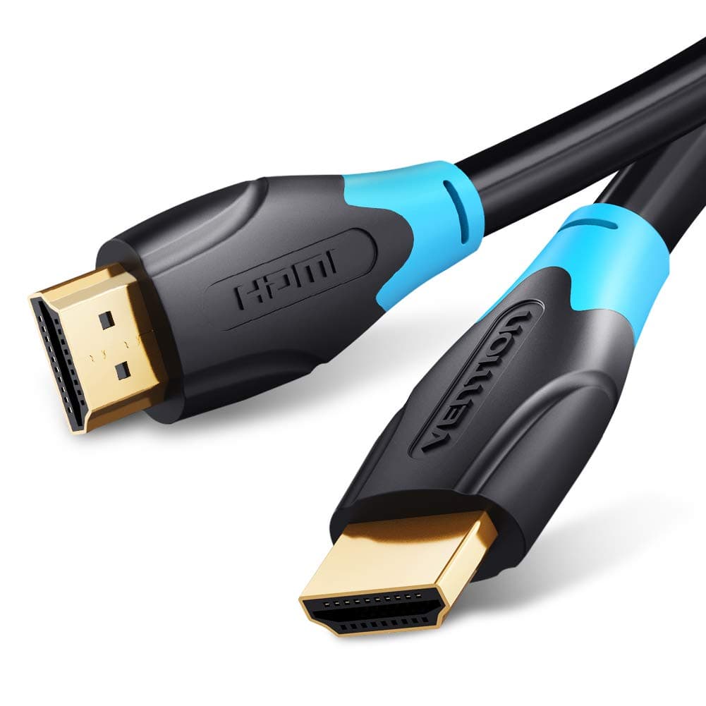 Кабел Vention AACBK, от HDMI(м) към HDMI(м), 8м, черен, 4K@60Hz, 18 Gb/s, позлатени конектори