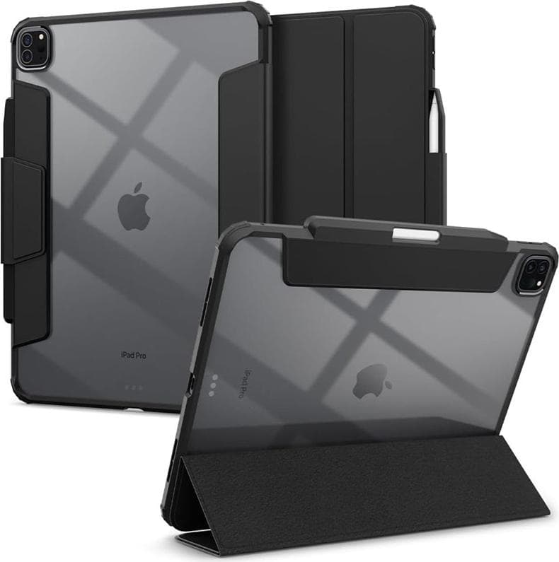 Удароустойчив хибриден кейс от най-висок клас за iPad Pro 13 (2024) - Spigen Ultra Hybrid Pro Case (черен)