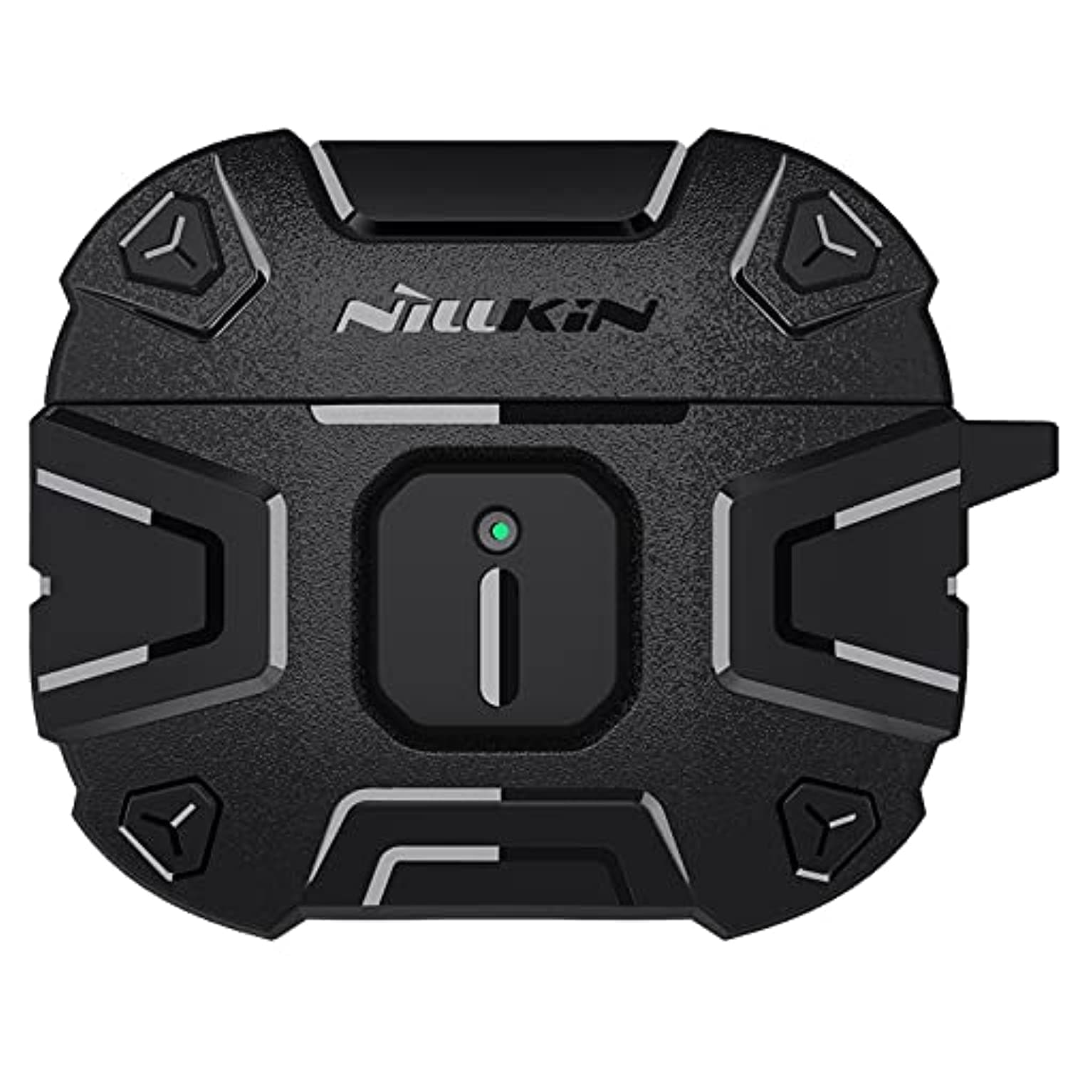 Удароустойчив кейс с карабинер за Apple AirPods 3 - Nillkin Explorer Case AirPods 3 (черен)