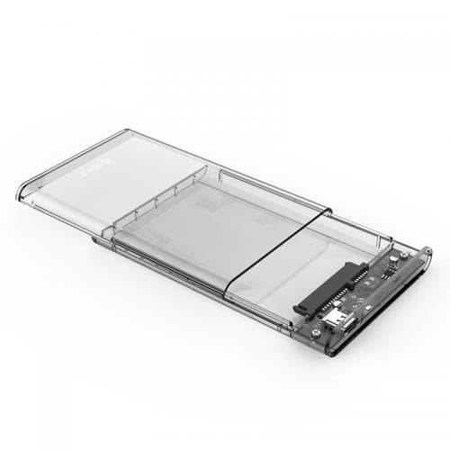 Външна кутия за 2.5 инча дискове - Orico USB-C HDD SSD 2.5 Hard Drive Enclosure 10Gbps (прозрачен)