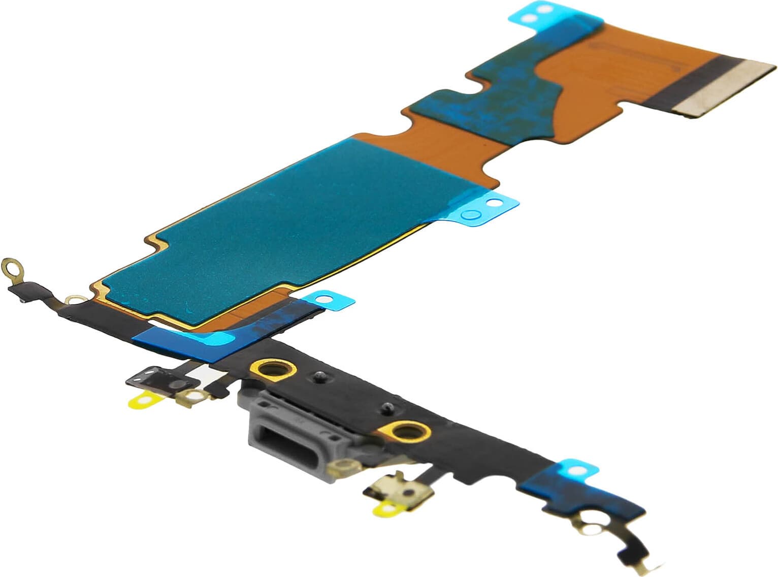 Резервен лентов кабел с Lightning порт за iPhone 8 Plus - BK OEM iPhone 8 Plus System Connector and Flex Cable (бял)